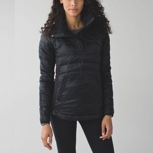 RARE Lululemon Down For A Run Pullover Sz 6 In Black